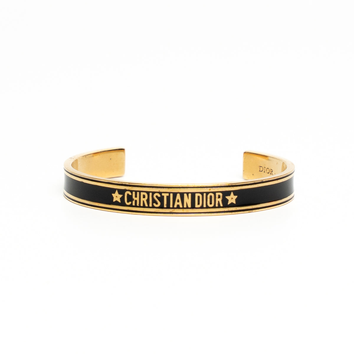 Dior Code Black Lacquer Gold Bangle