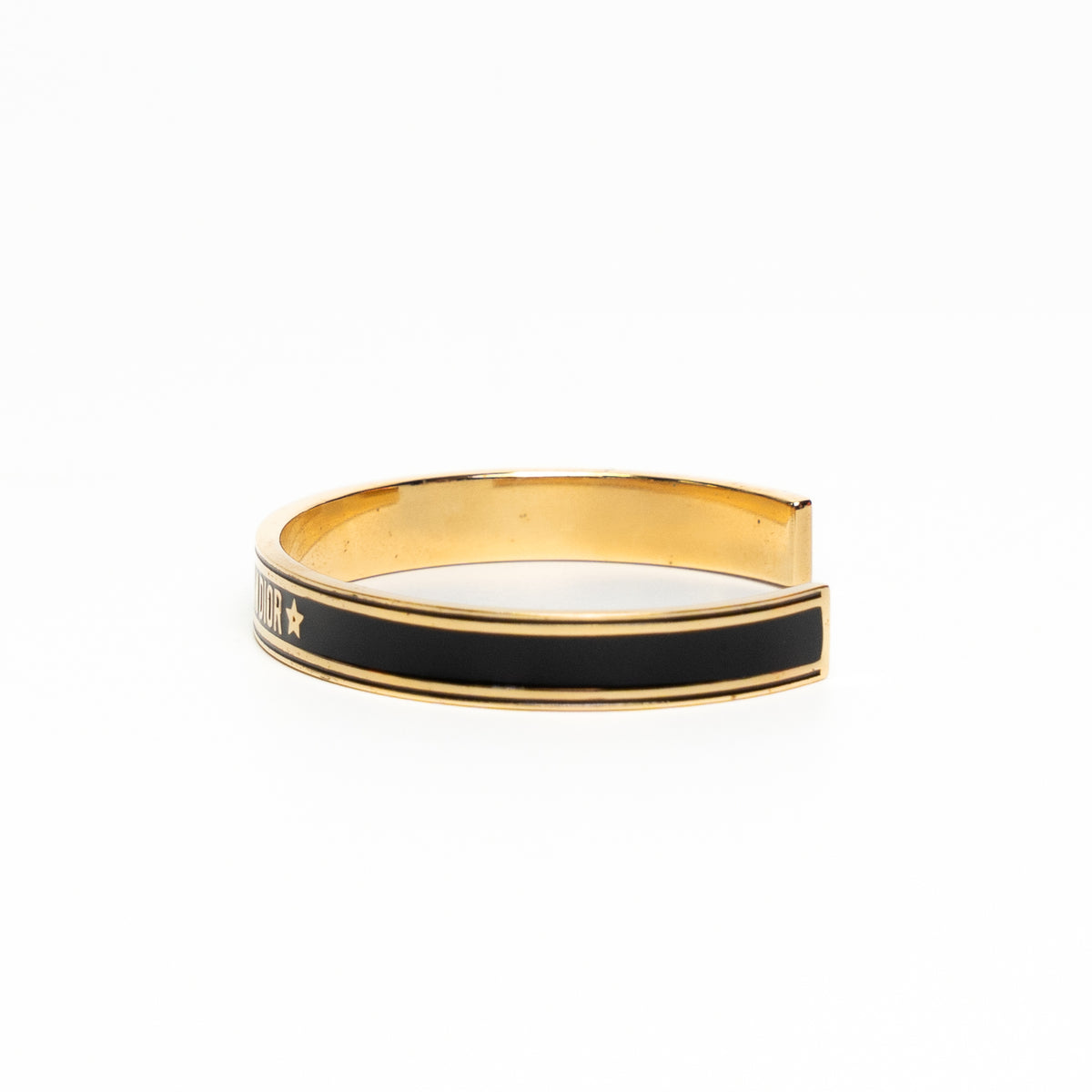 Dior Code Black Lacquer Gold Bangle