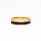 Dior Code Black Lacquer Gold Bangle