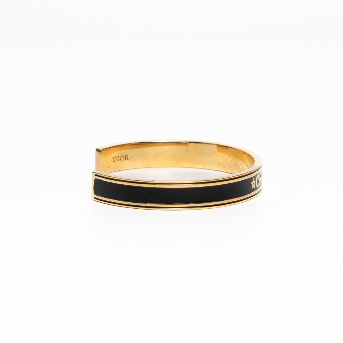 Dior Code Black Lacquer Gold Bangle