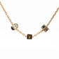 Louis Vuitton Gamble Crystal Cube Necklace