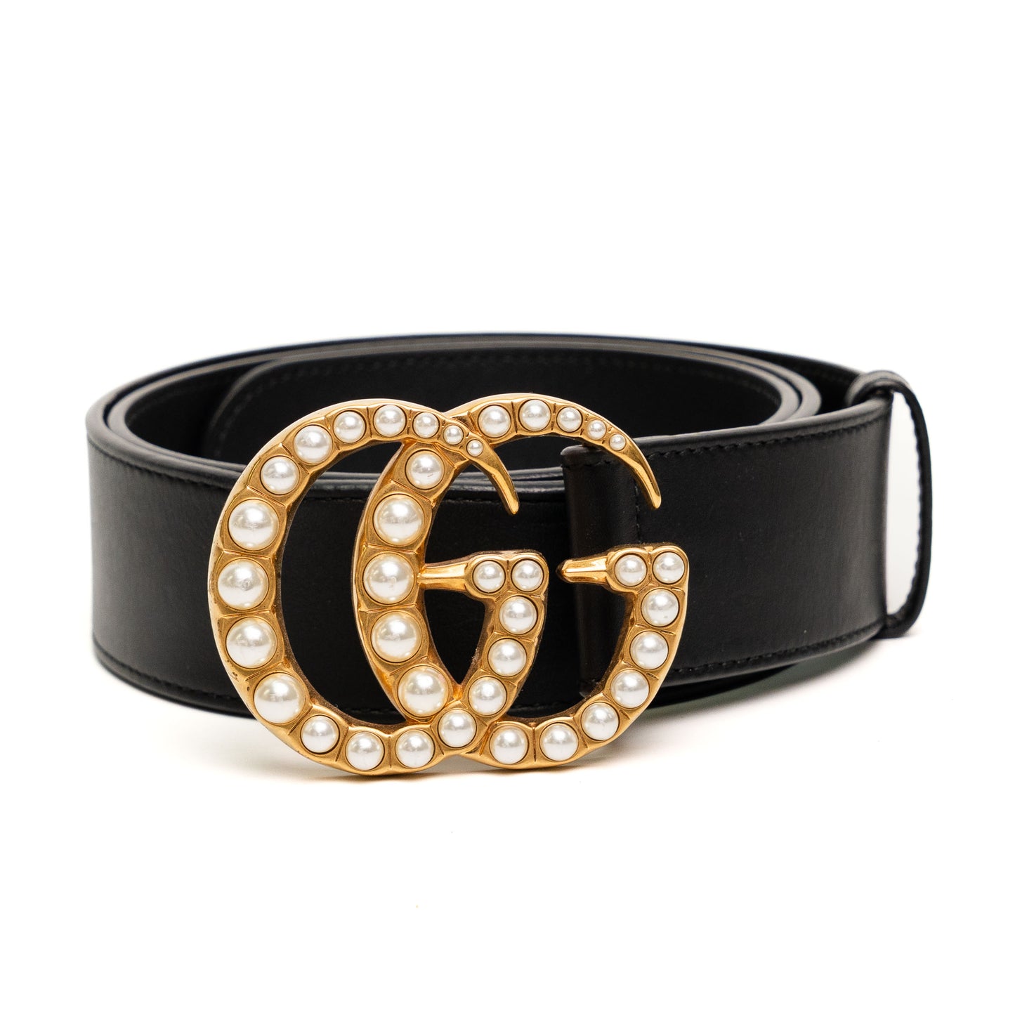 Gucci Marmont Pearl Double G Belt