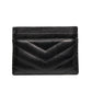 Saint Laurent Black Monogram Card Case