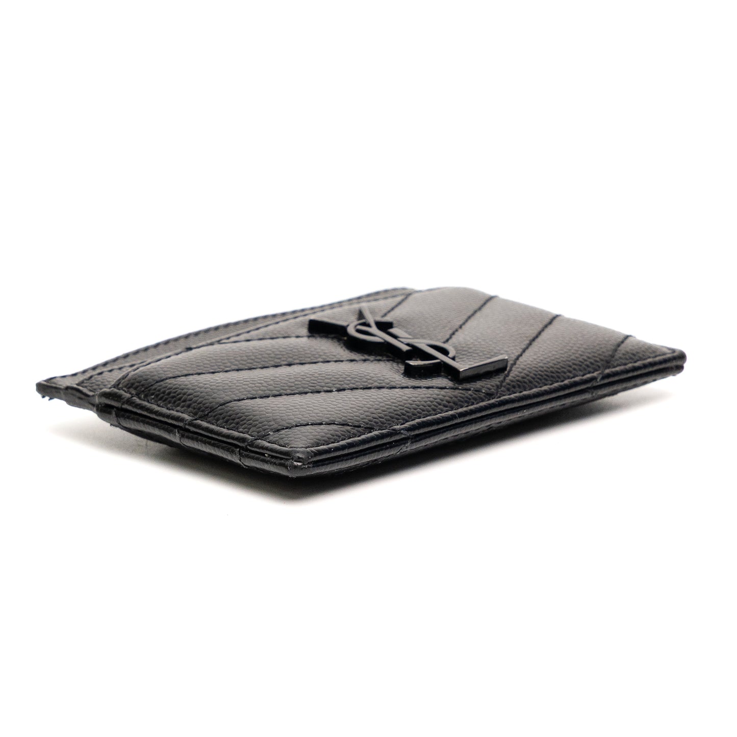 Saint Laurent Black Monogram Card Case
