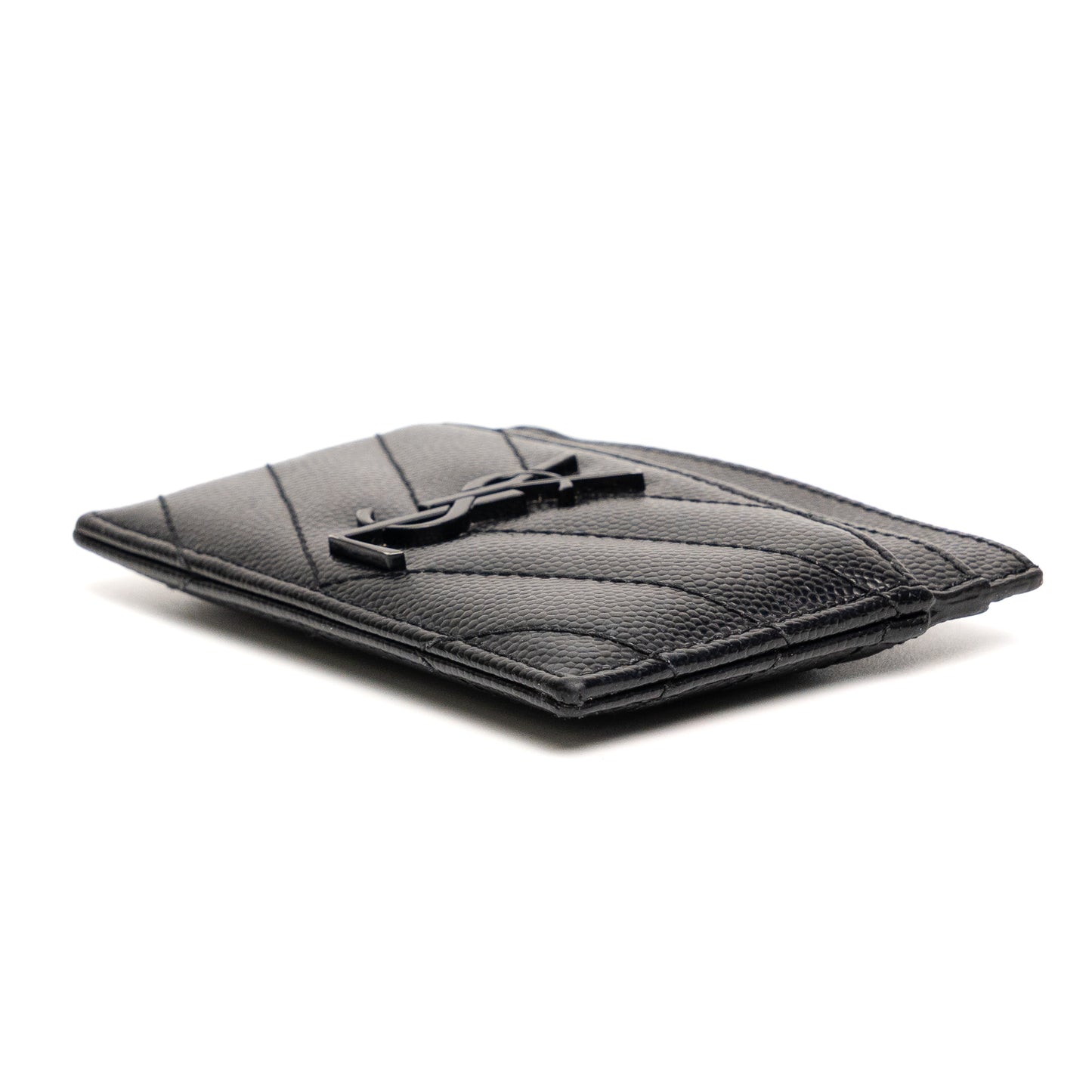Saint Laurent Black Monogram Card Case
