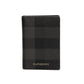 Burberry Charcoal Check Folding Card Case