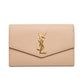 Saint Laurent Envelope Chain Wallet Beige