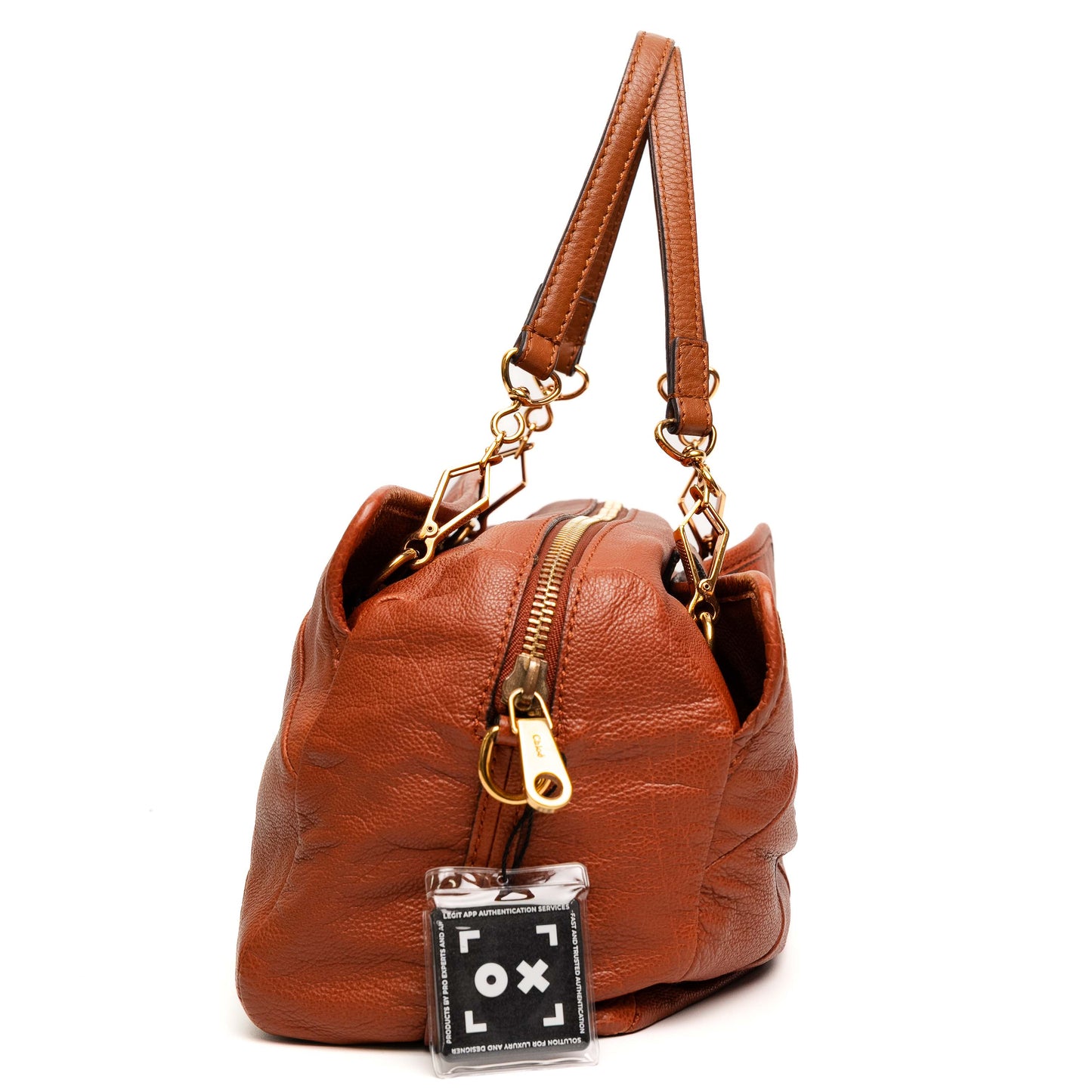 Chloé Elsie Brown Leather 2-Way Bag