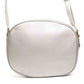 Celine C Charm Silver Leather Crossbody Bag