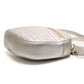 Celine C Charm Silver Leather Crossbody Bag