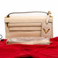 Valentino Garavani Ivory Leather Shoulder Bag