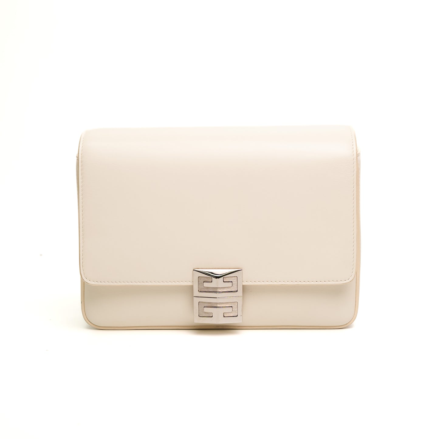 Givenchy Cream Leather Medium Shoulder Bag