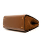 Tory Burch Eleanor Brown Leather Satchel