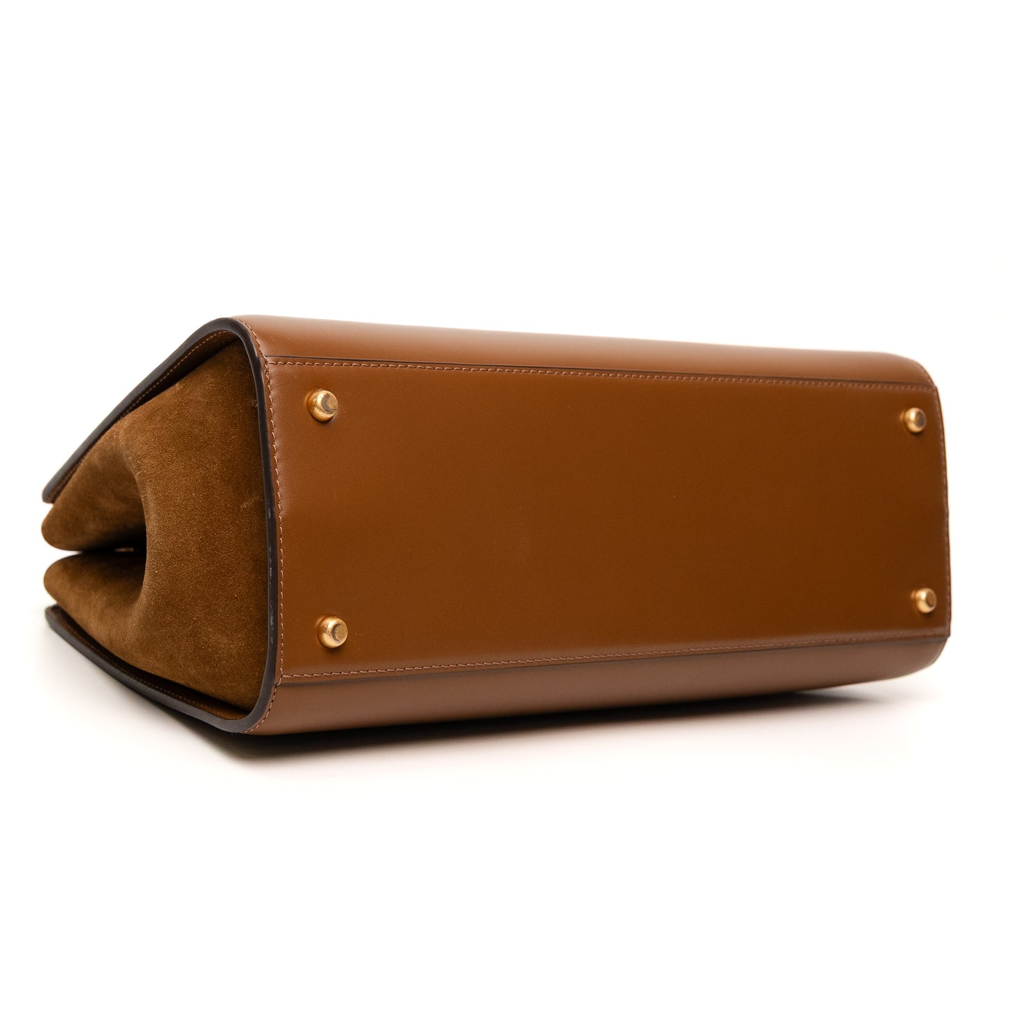 Tory Burch Eleanor Brown Leather Satchel
