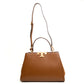Tory Burch Eleanor Brown Leather Satchel
