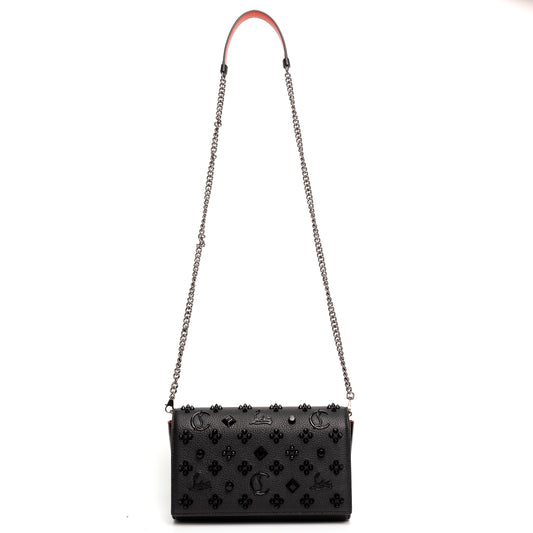 Christian Louboutin Paloma Black Clutch