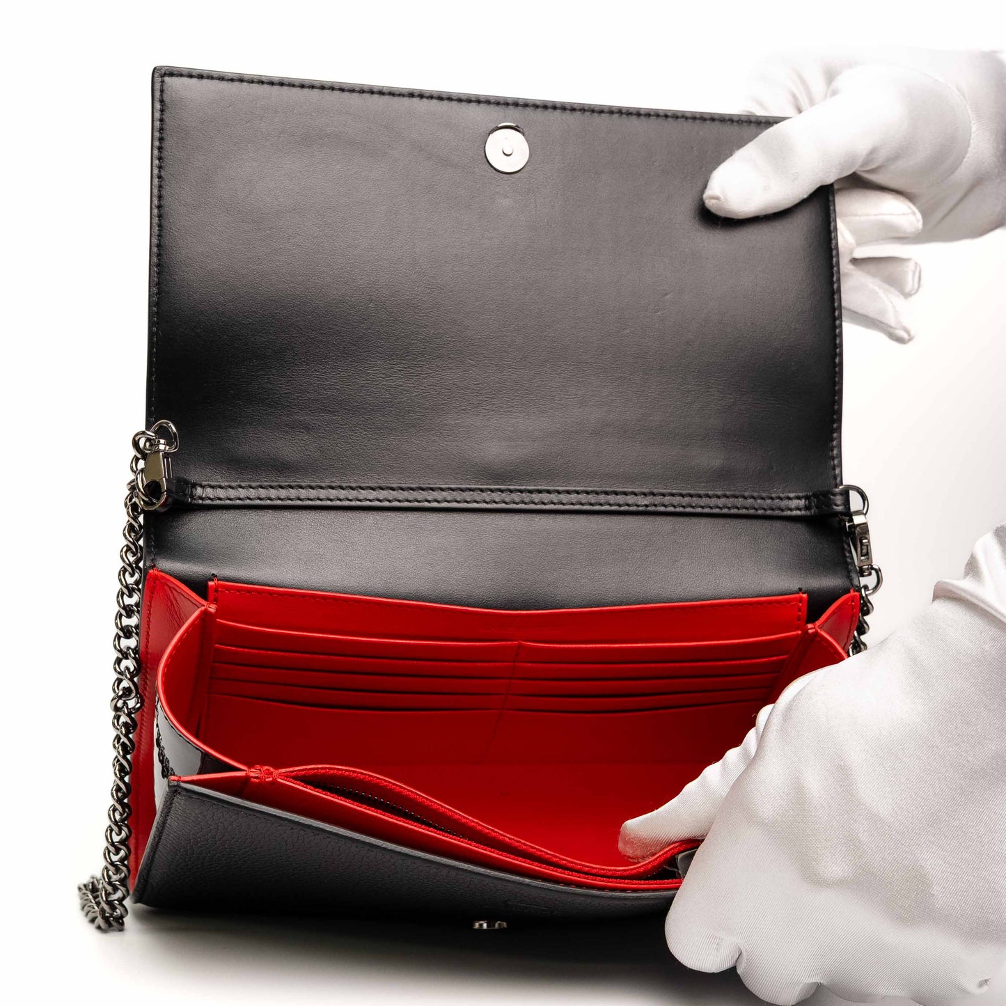 Christian Louboutin Paloma Black Clutch