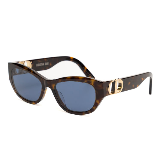 Dior 30Montaigne B5U Havana Oval Sunglasses