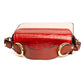 Chloe  C Red Croc-Embossed Leather Bag