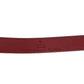 Gucci Debossed Interlocking G Leather Belt