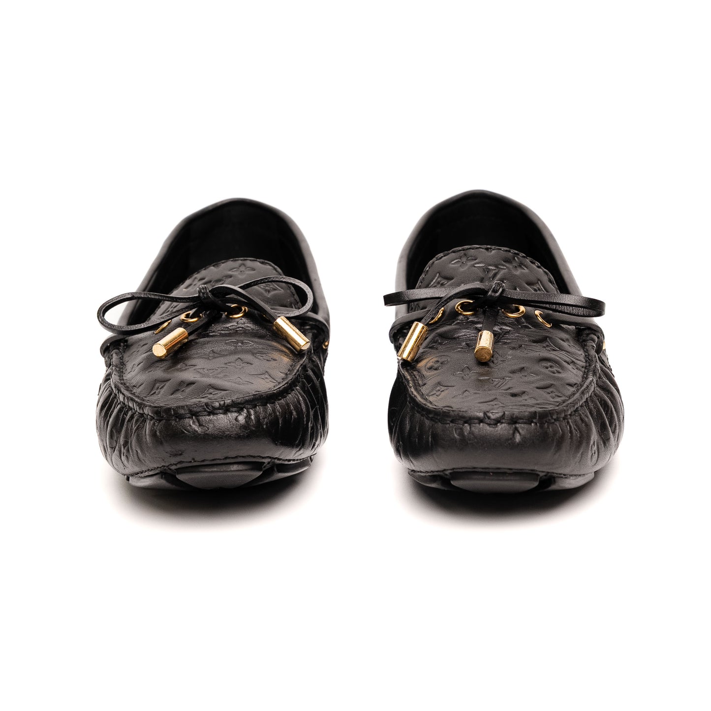 Louis Vuitton Gloria Black Leather Loafers
