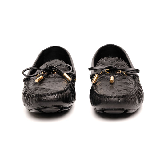 Louis Vuitton Gloria Black Leather Loafers
