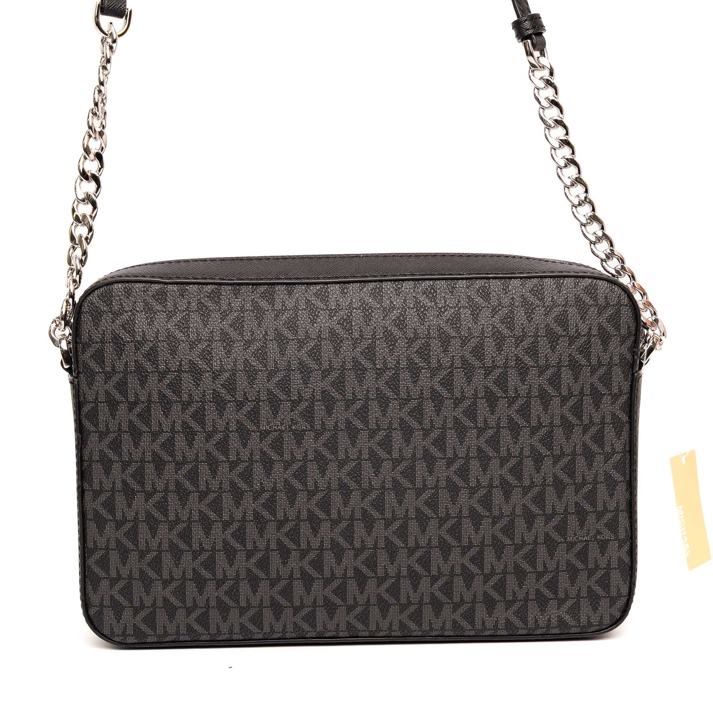 Michael Kors Jet Set Black Logo Crossbody Bag