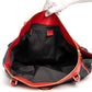 Gucci Abbey D-Ring Black Red GG Canvas Shoulder Bag