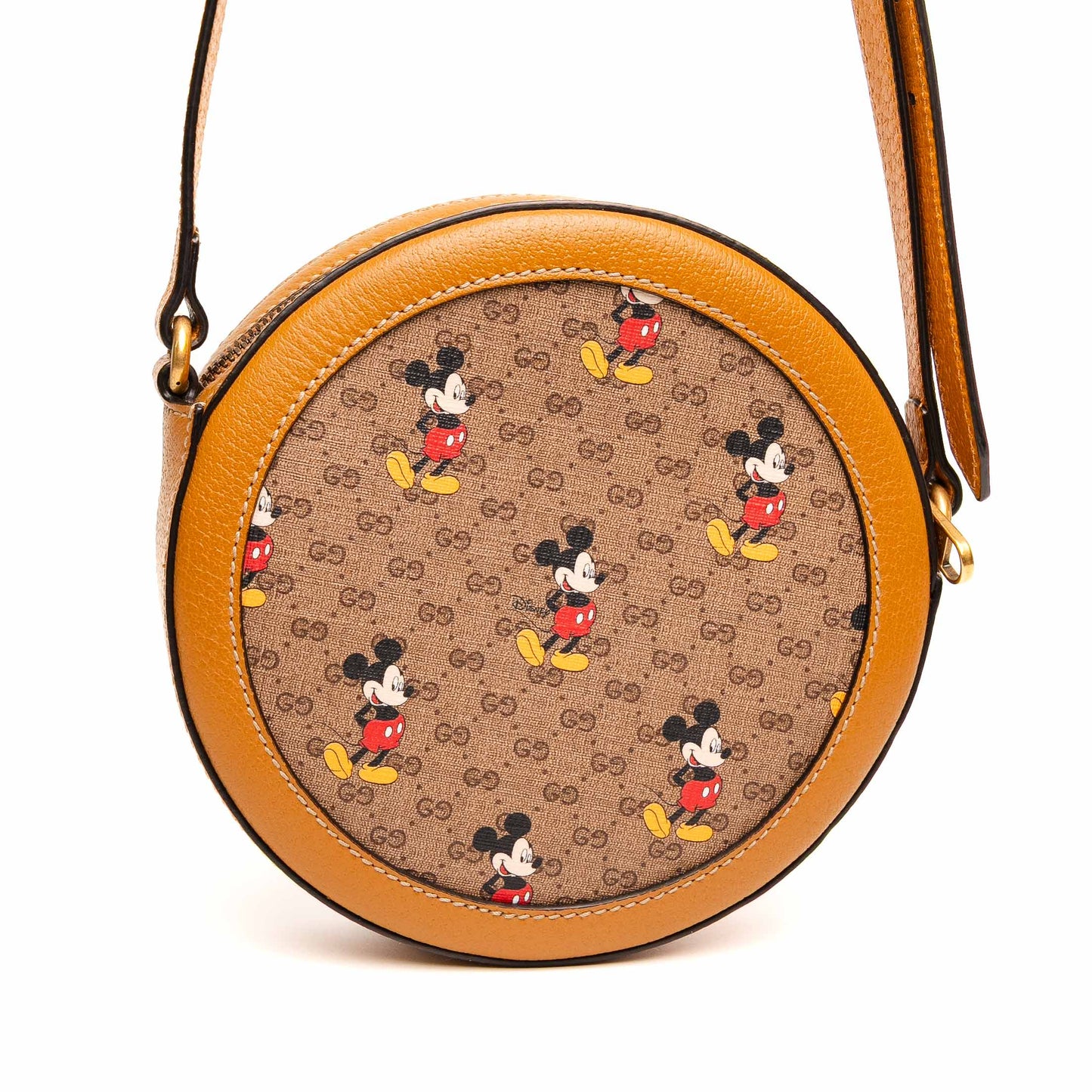 Gucci x Disney Mickey Mouse GG Round Crossbody Bag