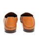 Chloe Brown Leather C Buckle Loafers