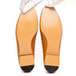 Chloe Brown Leather C Buckle Loafers
