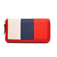 Gucci Logo Print Red Zip Wallet