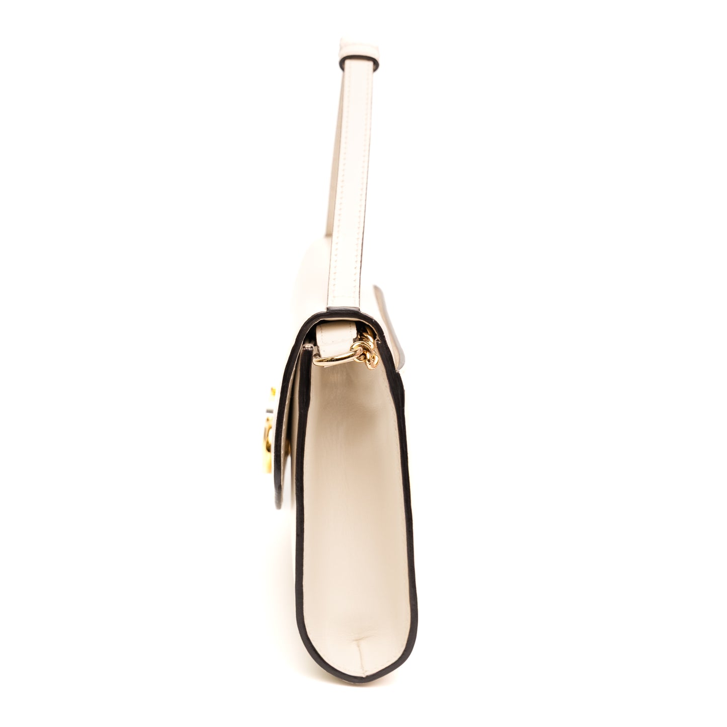 Gucci Zumi Mini White Leather Shoulder Bag