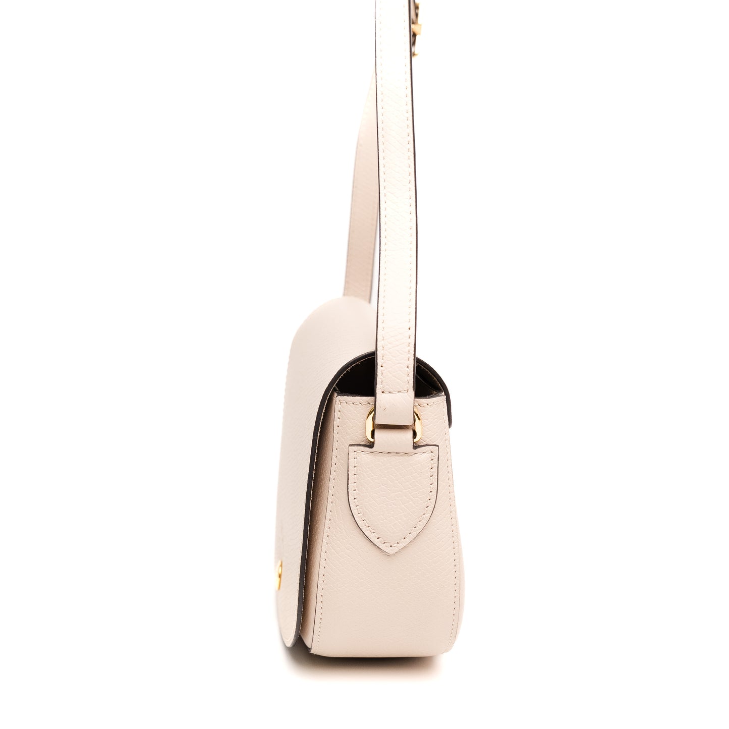 Longchamp Epure White Leather Crossbody Bag
