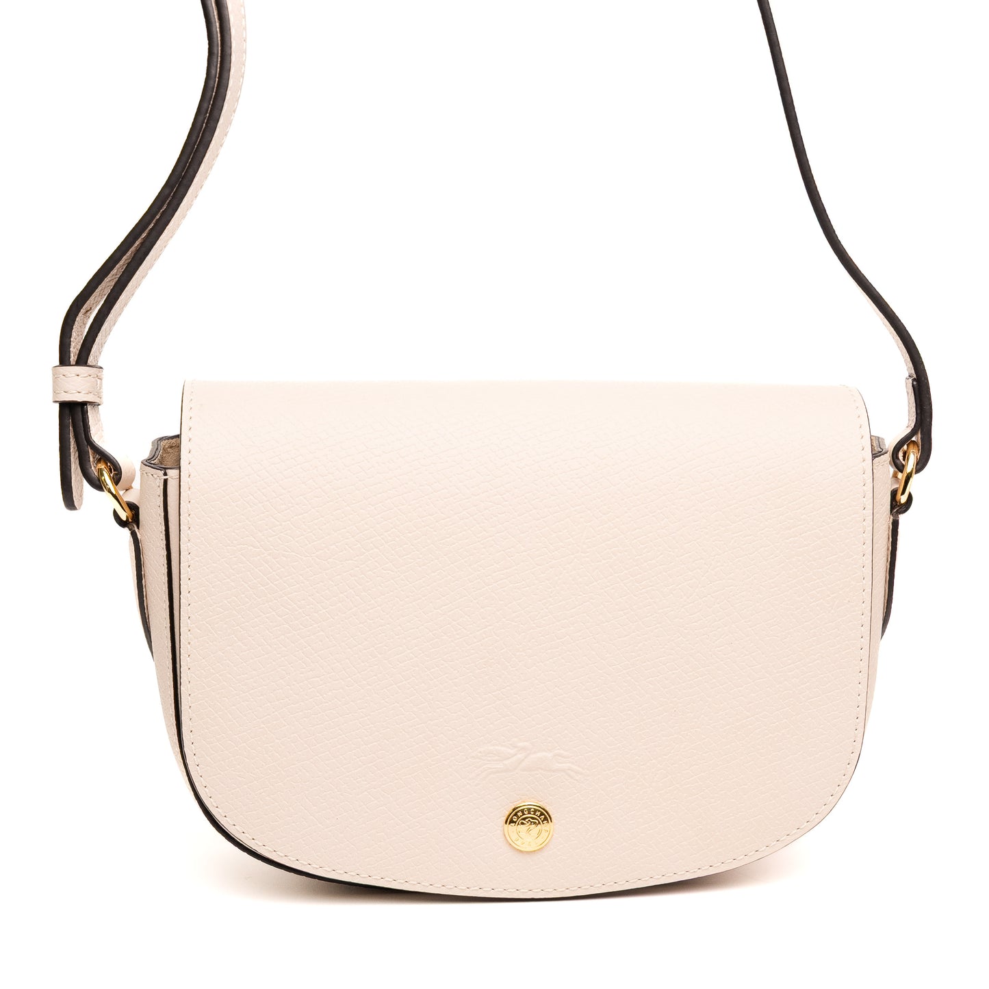Longchamp Epure White Leather Crossbody Bag