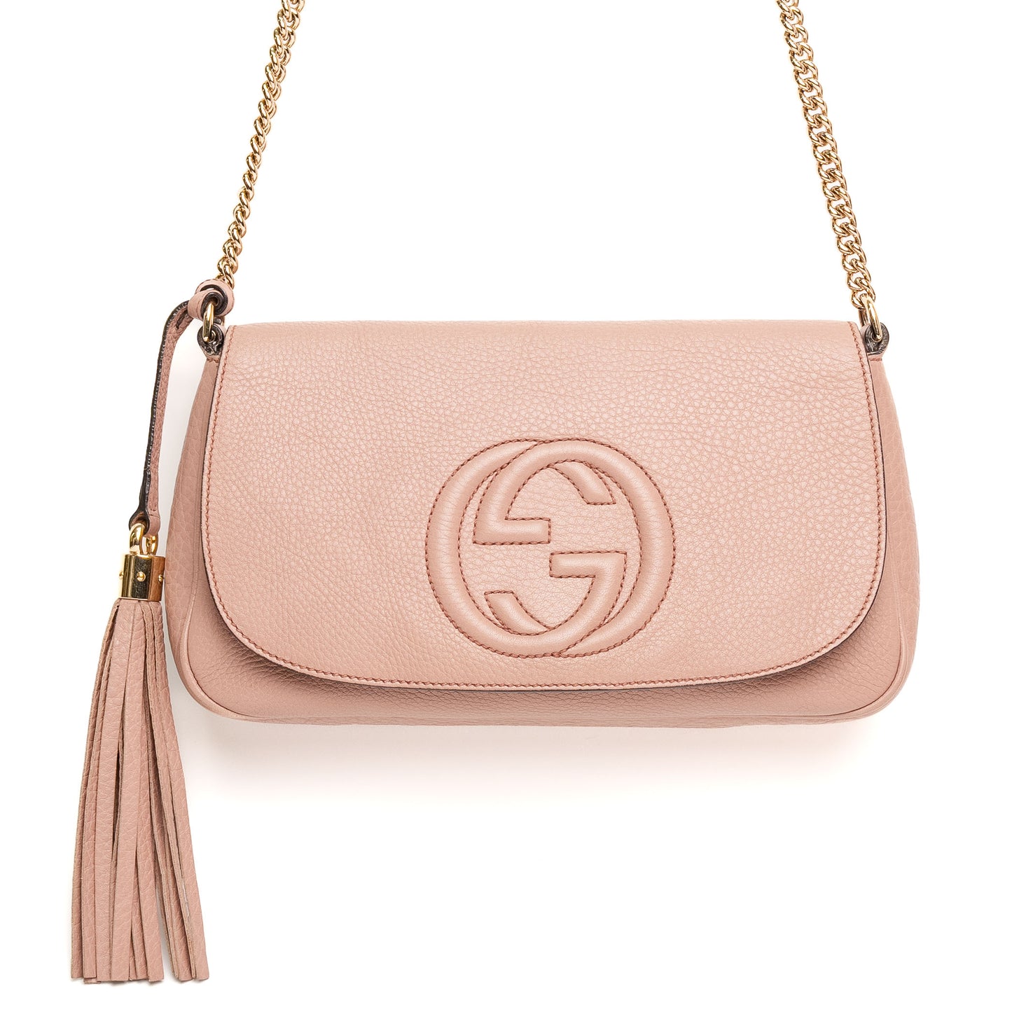 Gucci Soho Pink Leather Shoulder Bag