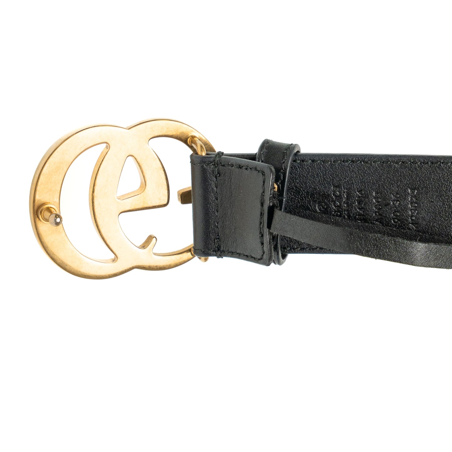 Gucci Marmont Double G Leather Belt