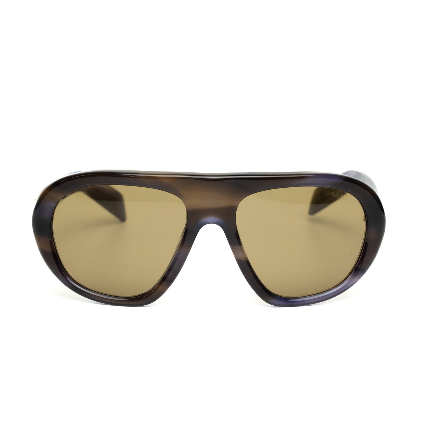Prada PR C05S Brown Acetate Sunglasses
