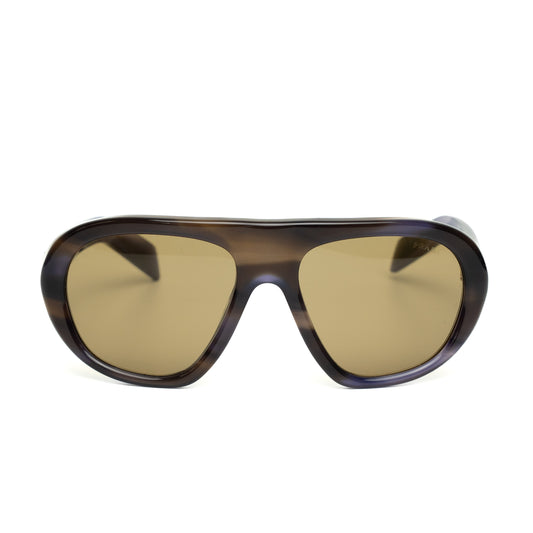 Prada PR C05S Brown Acetate Sunglasses