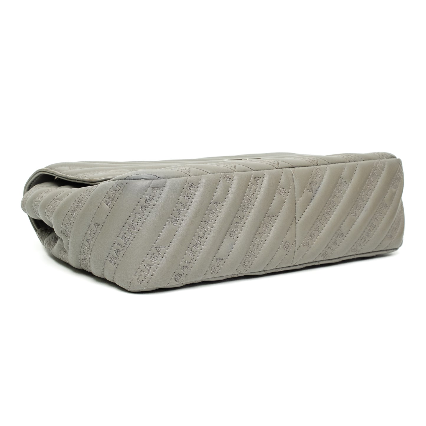 Balenciaga Grey Quilted Chain Shoulder Bag