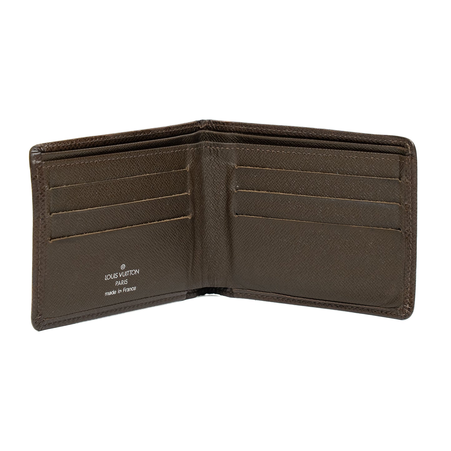 Louis Vuitton Brown Taiga Leather Wallet