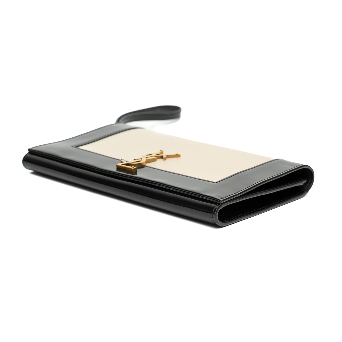 Saint Laurent Two-Tone Monogram Pouch