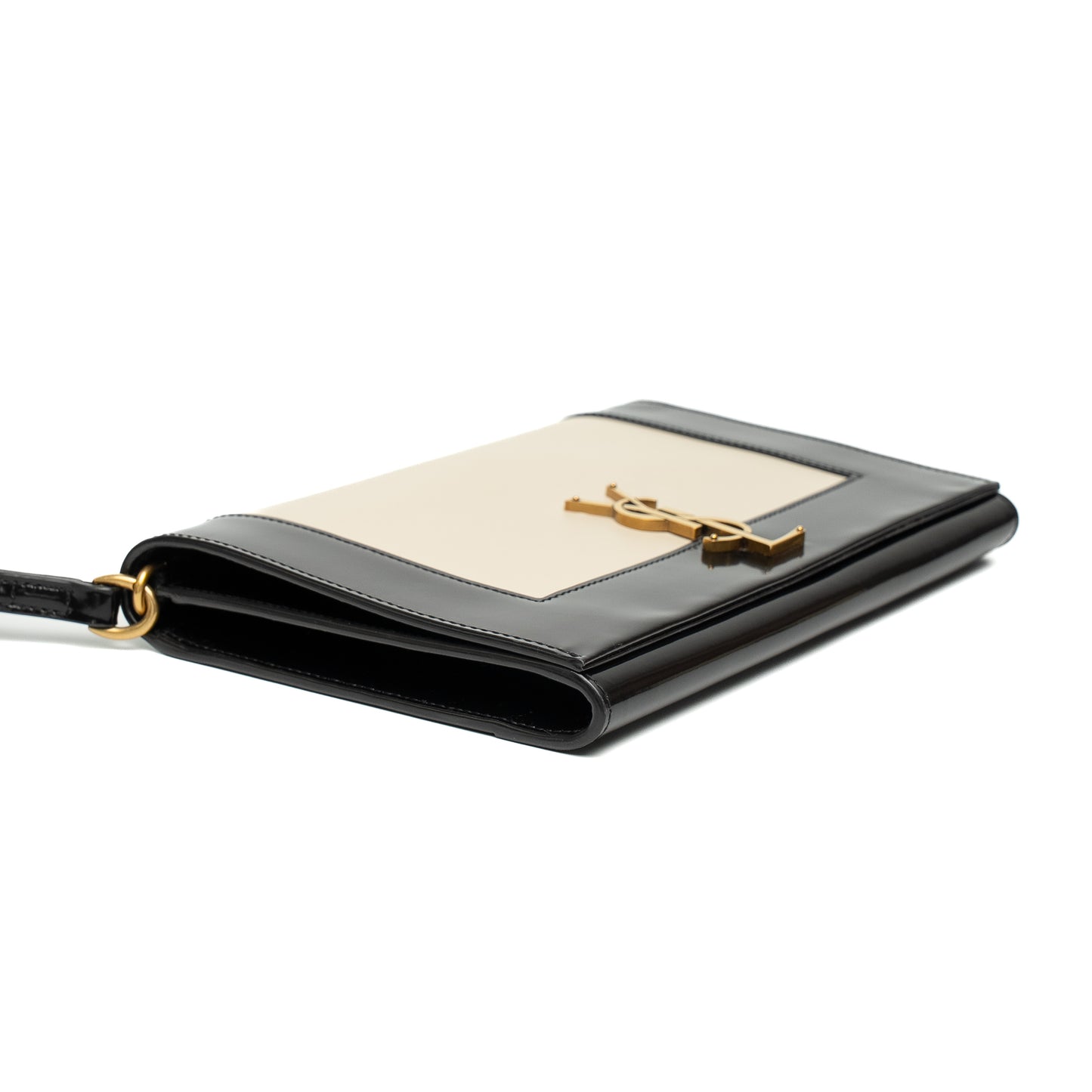 Saint Laurent Two-Tone Monogram Pouch