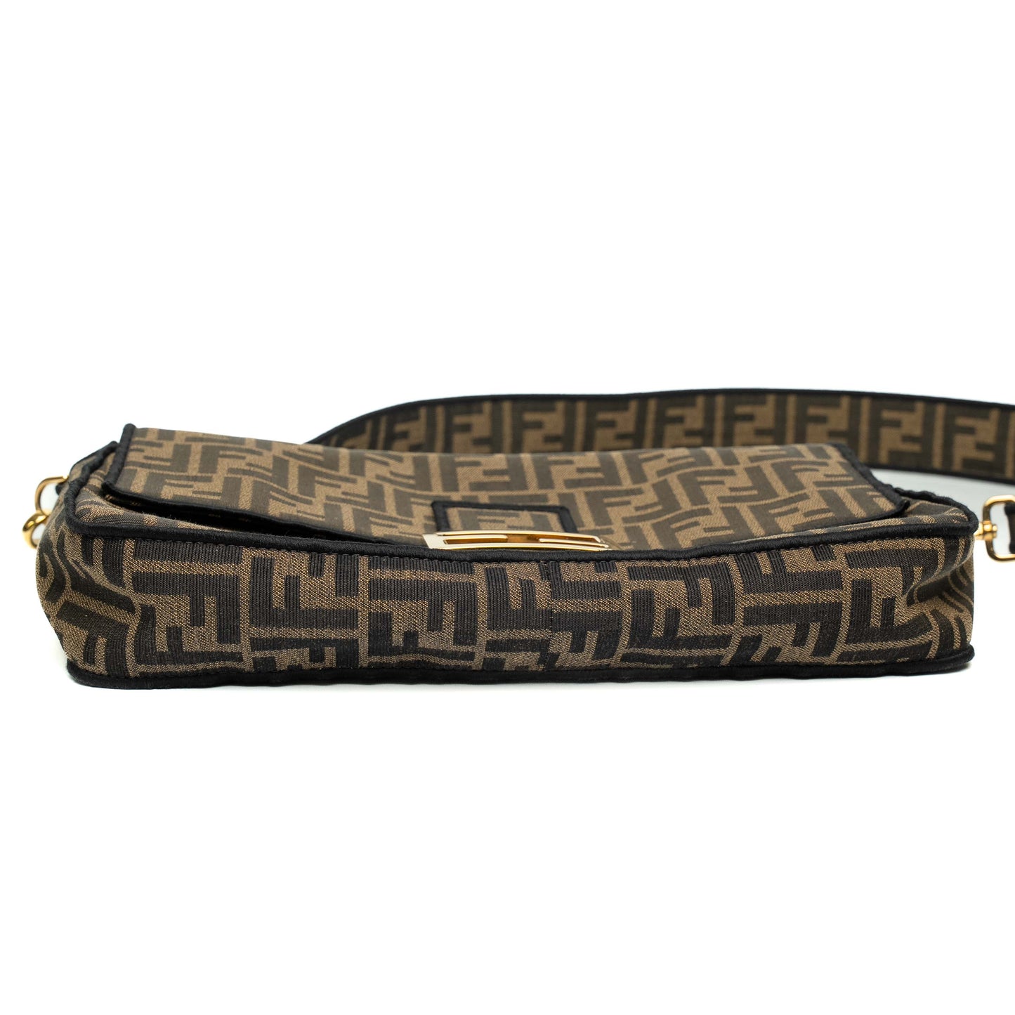Fendi Baguette Brown FF Canvas Bag