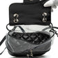 Chanel Black Quilted Leather PVC Backpack