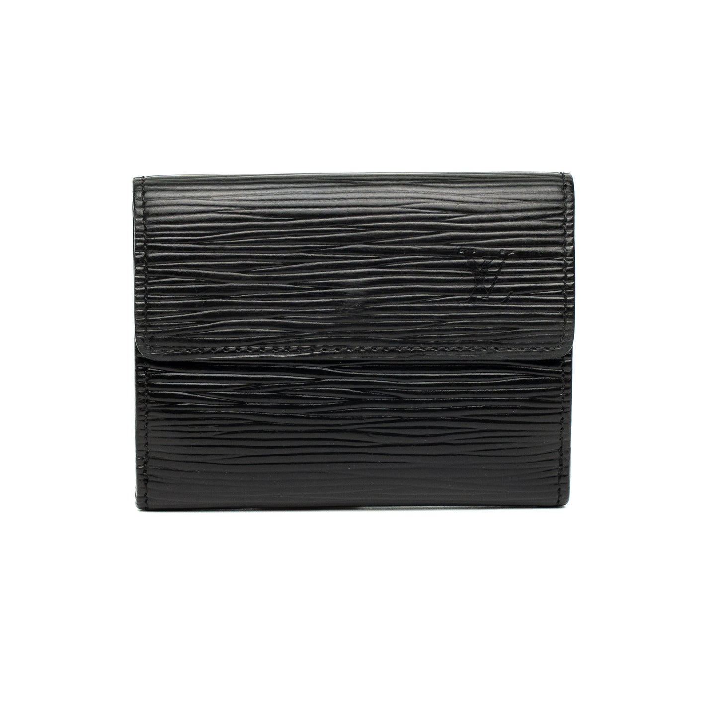 Louis Vuitton Black Epi Elise Wallet