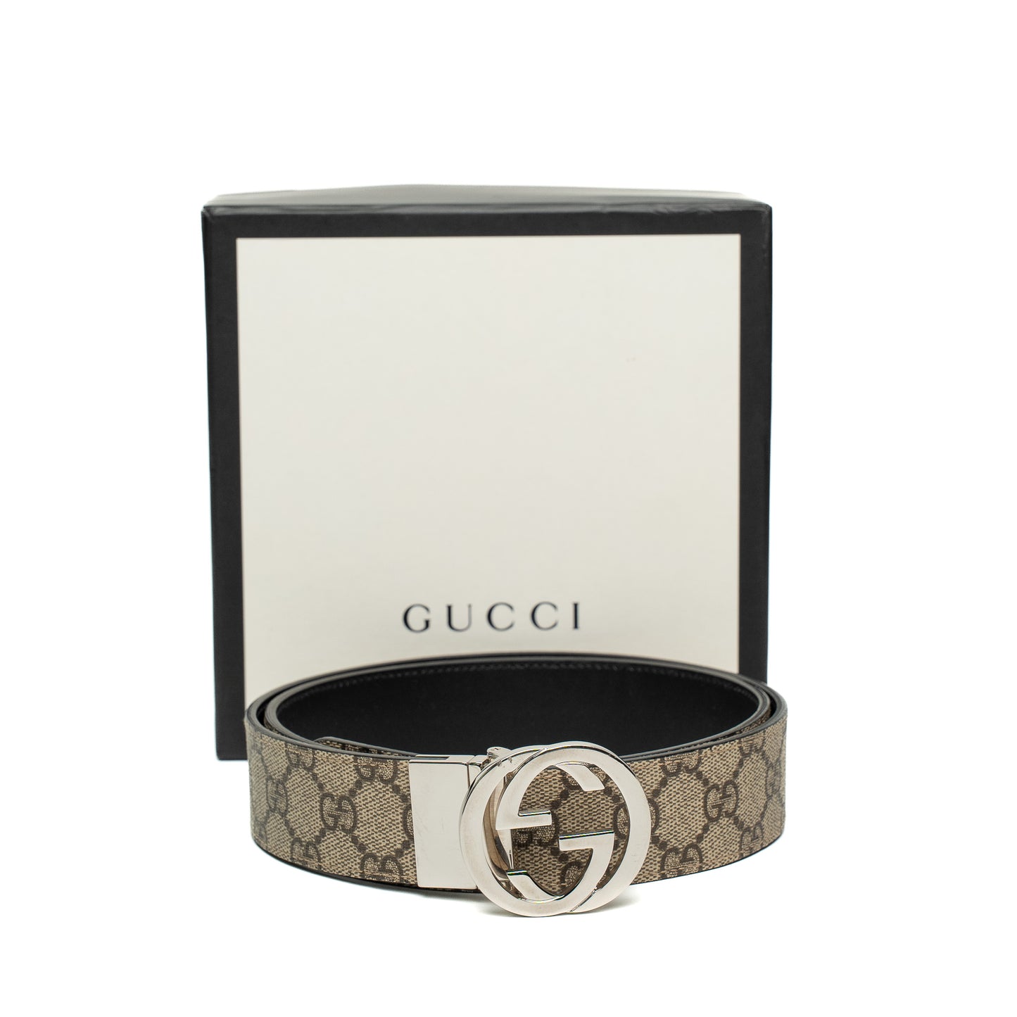 Gucci Reversible Supreme Interlocking G Belt