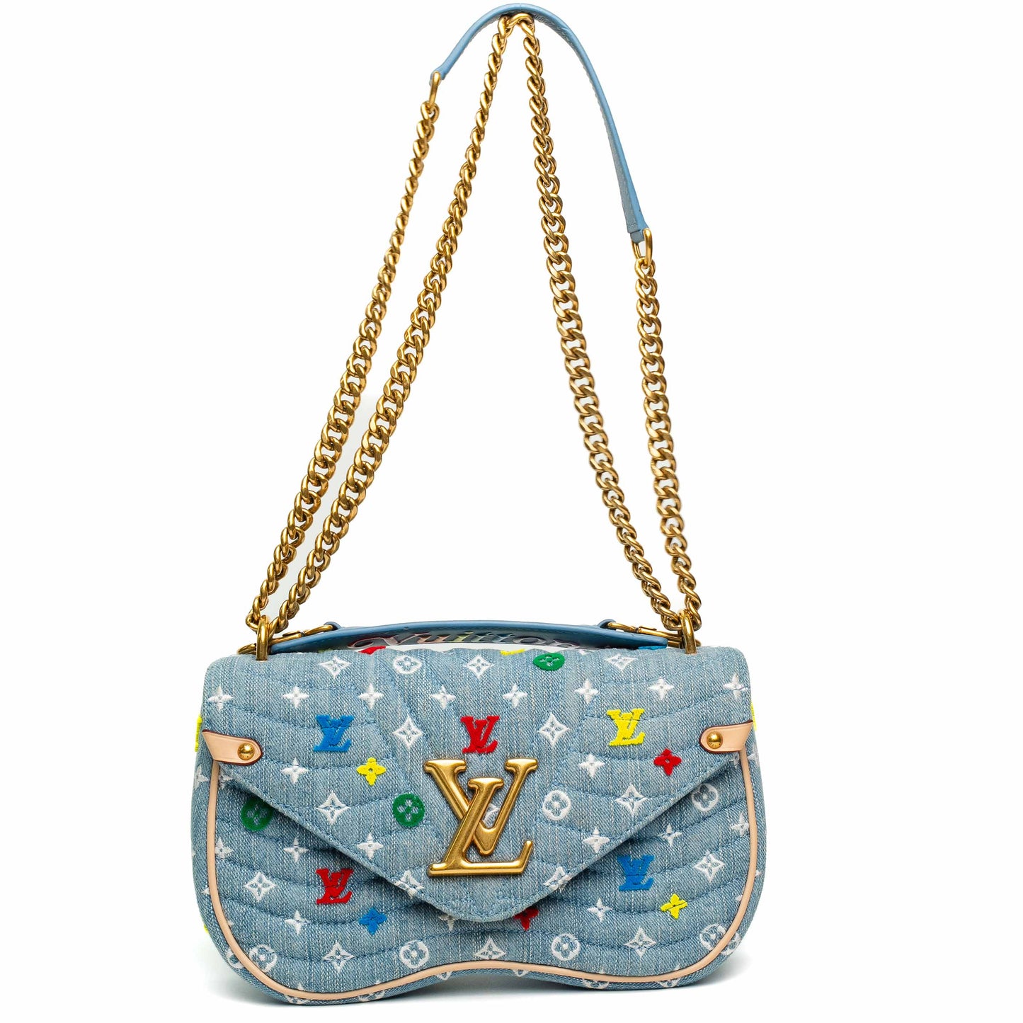 Louis Vuitton Denim New Wave Chain Bag