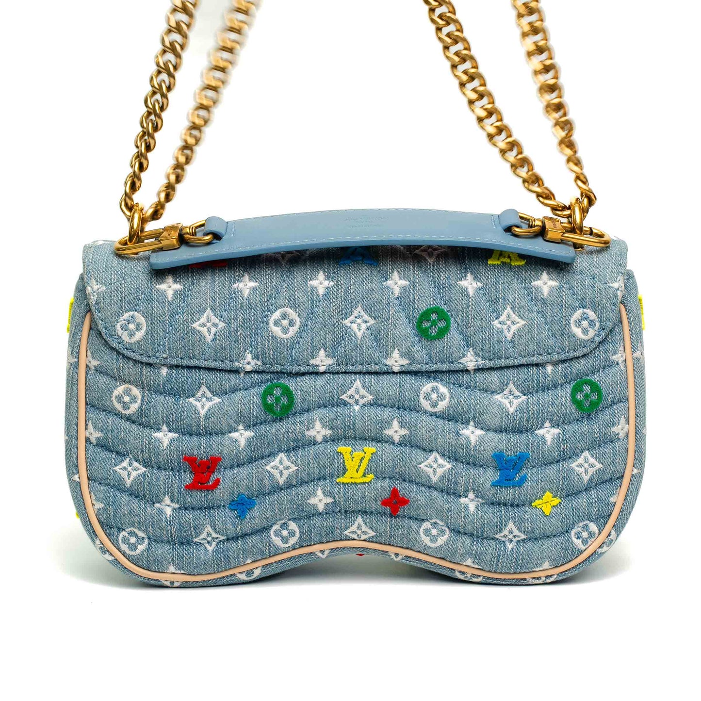 Louis Vuitton Denim New Wave Chain Bag