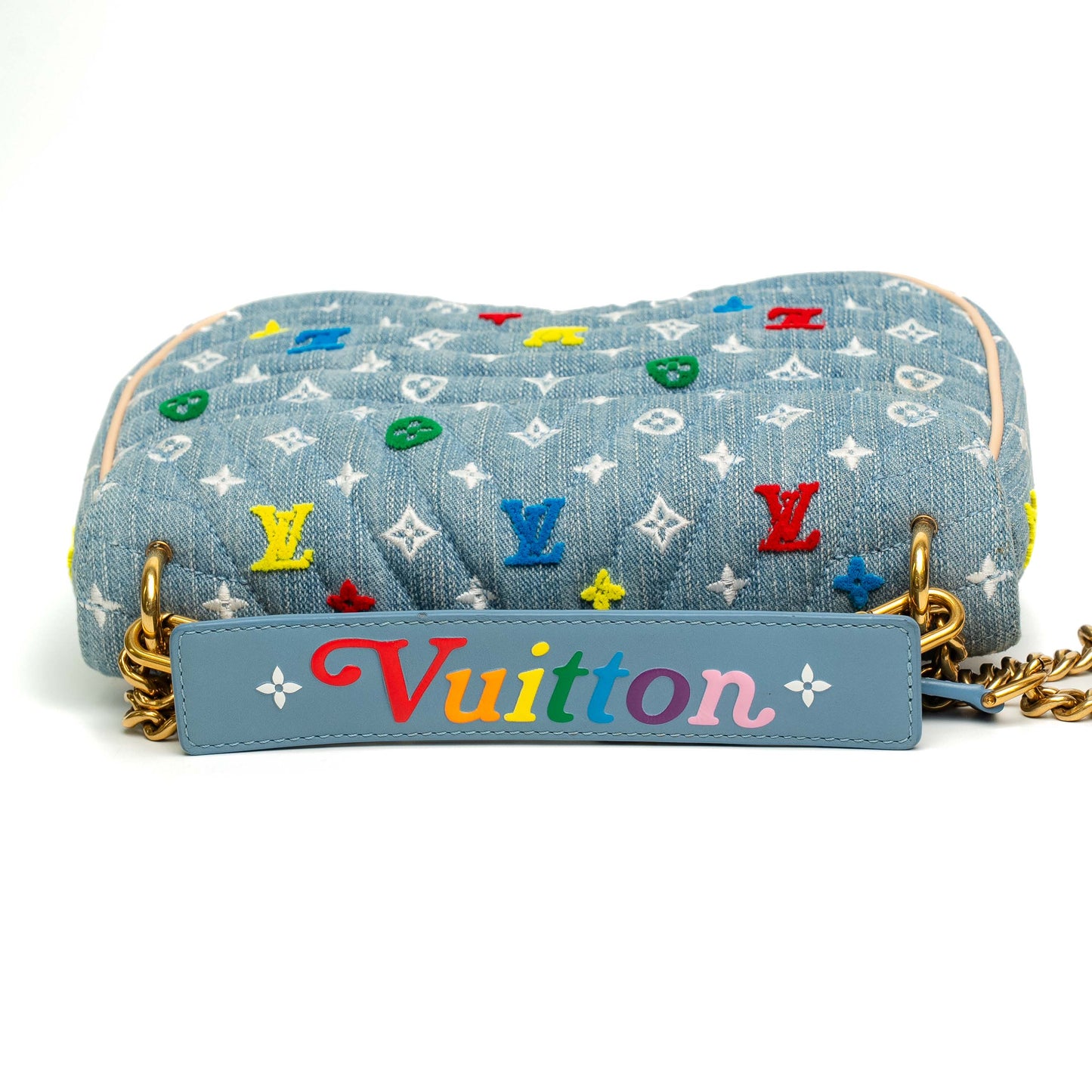 Louis Vuitton Denim New Wave Chain Bag